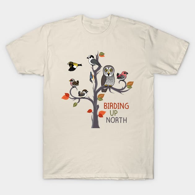 Birding Up North T-Shirt by birdorable